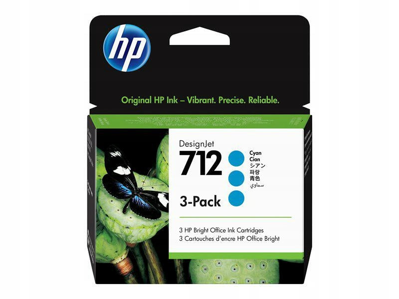 Hp 712 Cyan 3ED77A Three-pack 3x29 ml ORIGINAL