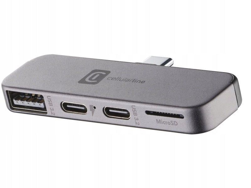 Hub CELLULARLINE OTGUSBC4PTLK USB Type-C, Passive