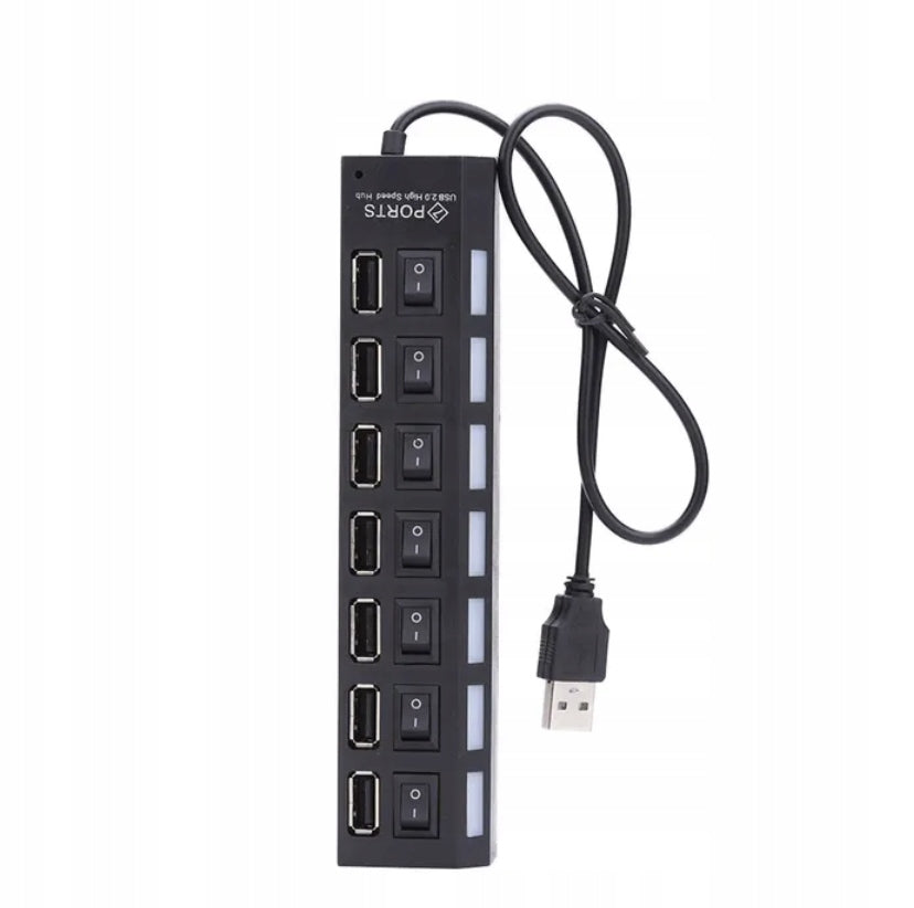 Hub USB Multiport Splitter Adapter USB 2.0 5V 480Mbps