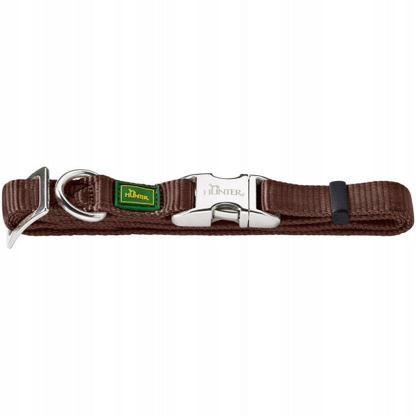 Hunter Dog Collar VB Alu- Strong Brown M