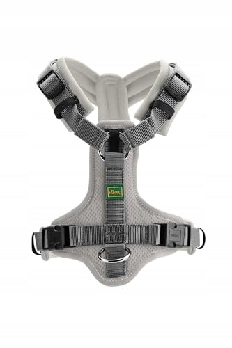 Hunter Maldon Up Dog Harness L, Grey, Reflective 3M, Adjustable Manufacturer code 69774