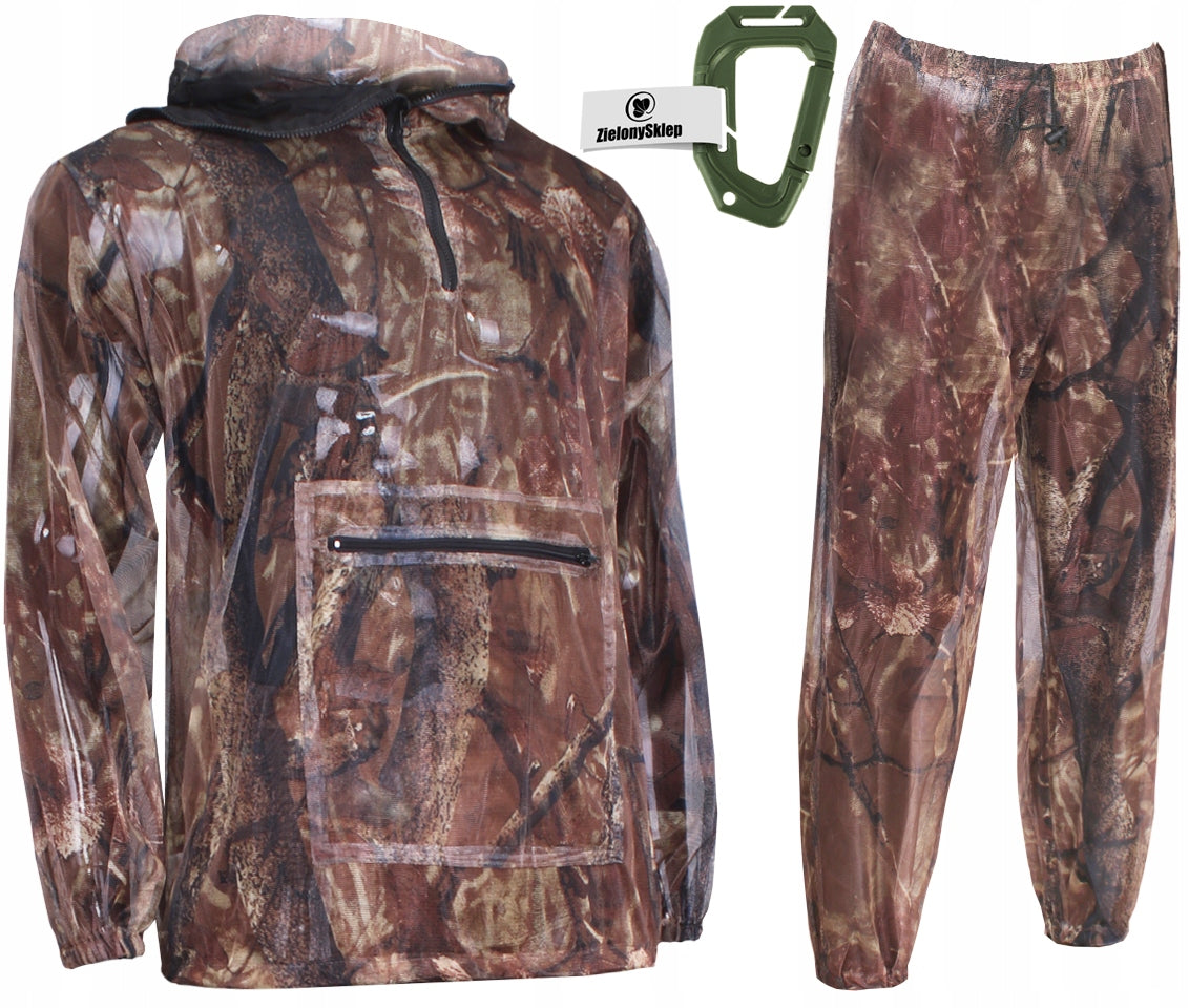 Hunting mosquito net MFH Anti-Tick Ral Tree camo M/L +GR.