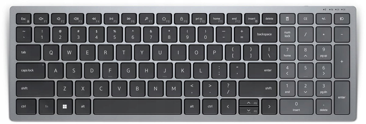 Hybridní klávesnice KB740-GY-R-GER