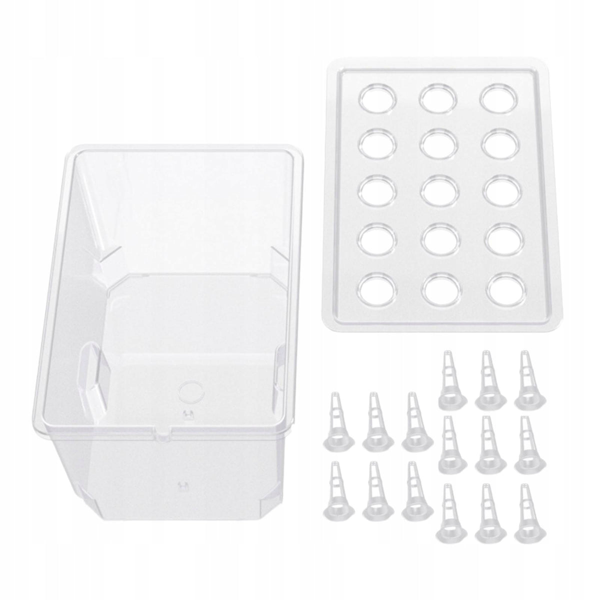 Hydroponic Growing System Kit Easy to Use Gardening Practical Clear