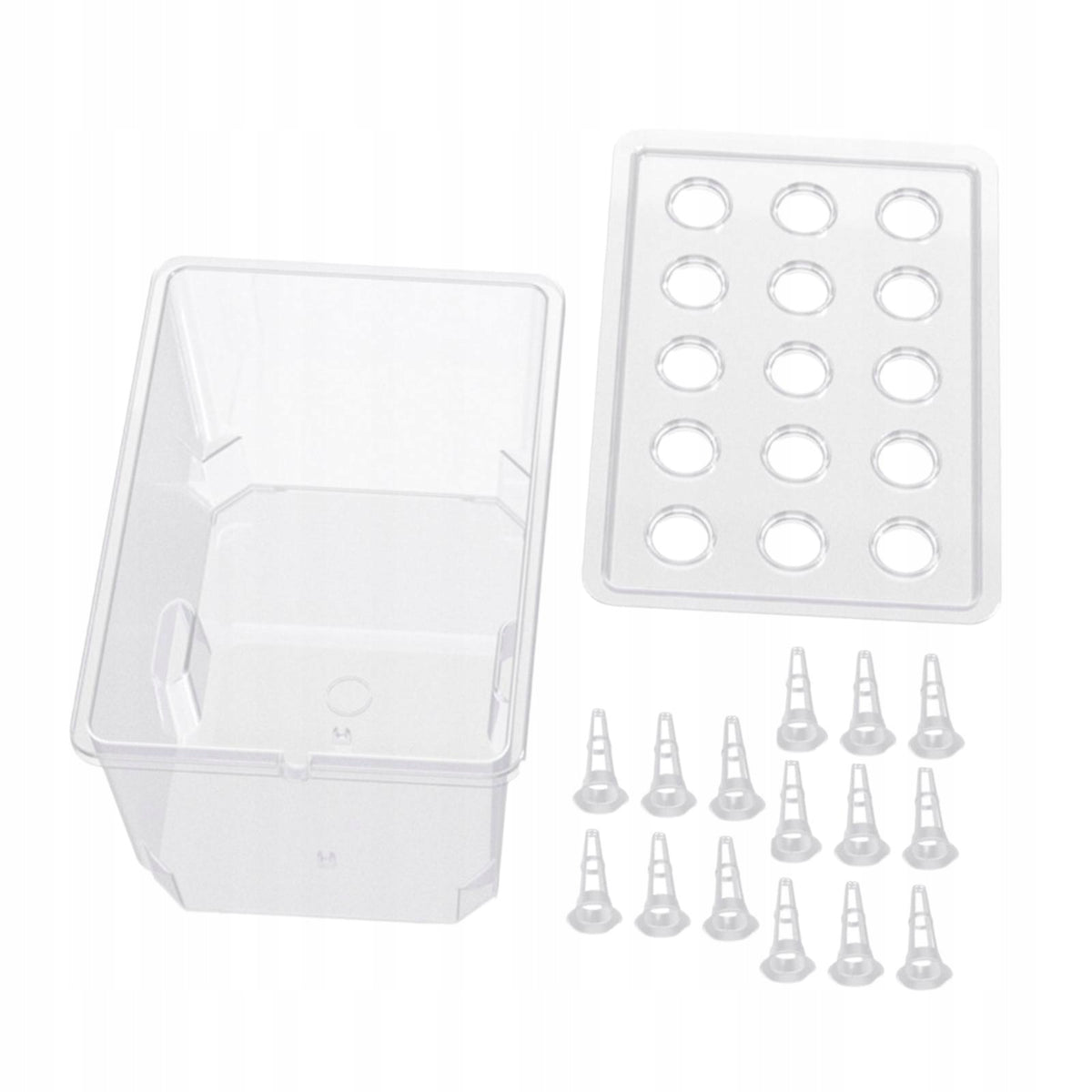 Hydroponic Growing System Kit Hydroponic Grow Box for Balcony Outdoor Clear