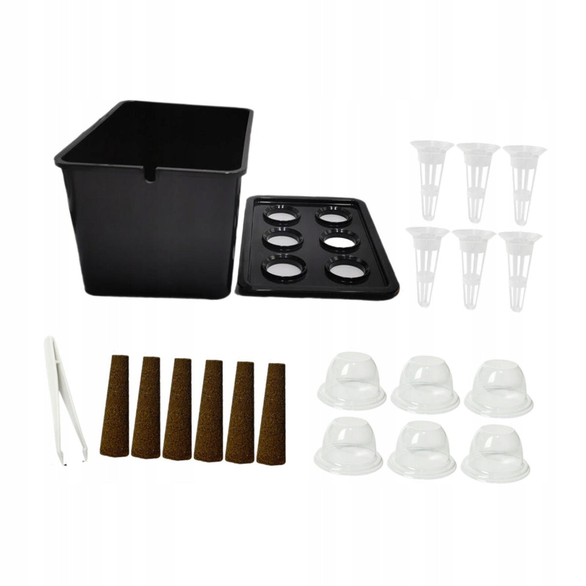 Hydroponics Growing System Kit, Gardening System High Performance Black Packaging status original