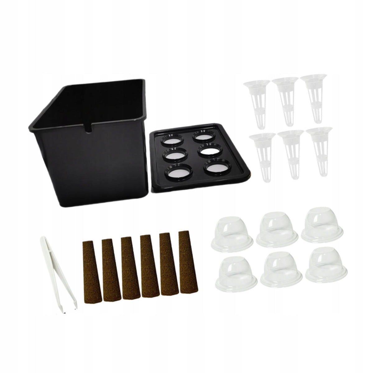 Hydroponics Growing System Kit, Hydroponics Grower Wear Resistant Black