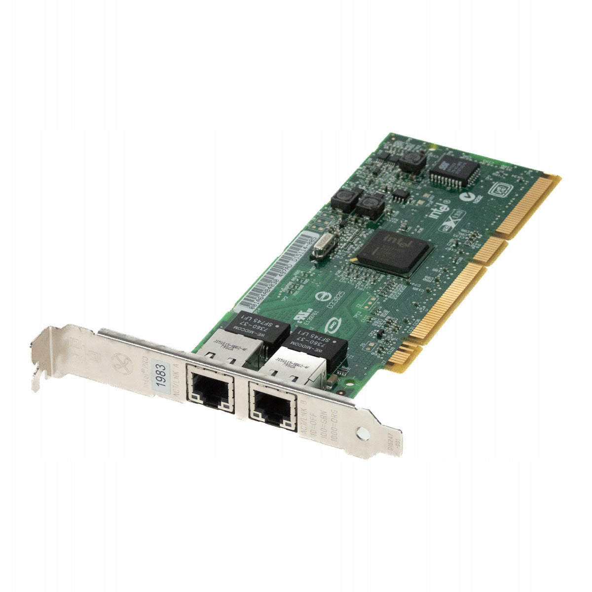 IBM 03N5298 FC1983 DUAL PORT RJ-45 10/100/1000 Mbps PCI-X NETWORK CARD Manufacturer code 31P6489