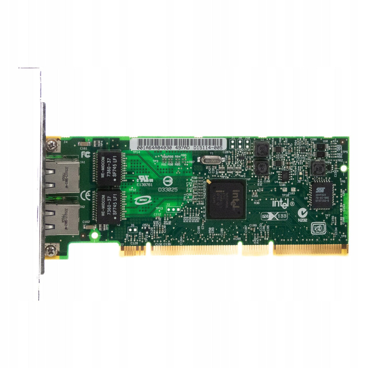 IBM 03N5298 FC1983 DUAL PORT RJ-45 10/100/1000 Mbps PCI-X NETWORK CARD