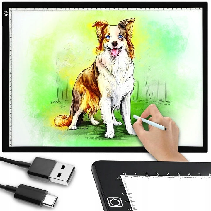 ILLUMINATED Board Drawing Board Graphic Tablet for Drawing LED A3