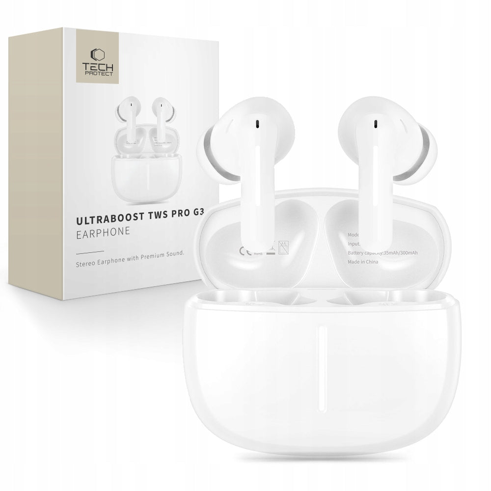 IN-EAR HEADPHONES TWS WIRELESS BLUETOOTH 6.0 - CLEAR BASS