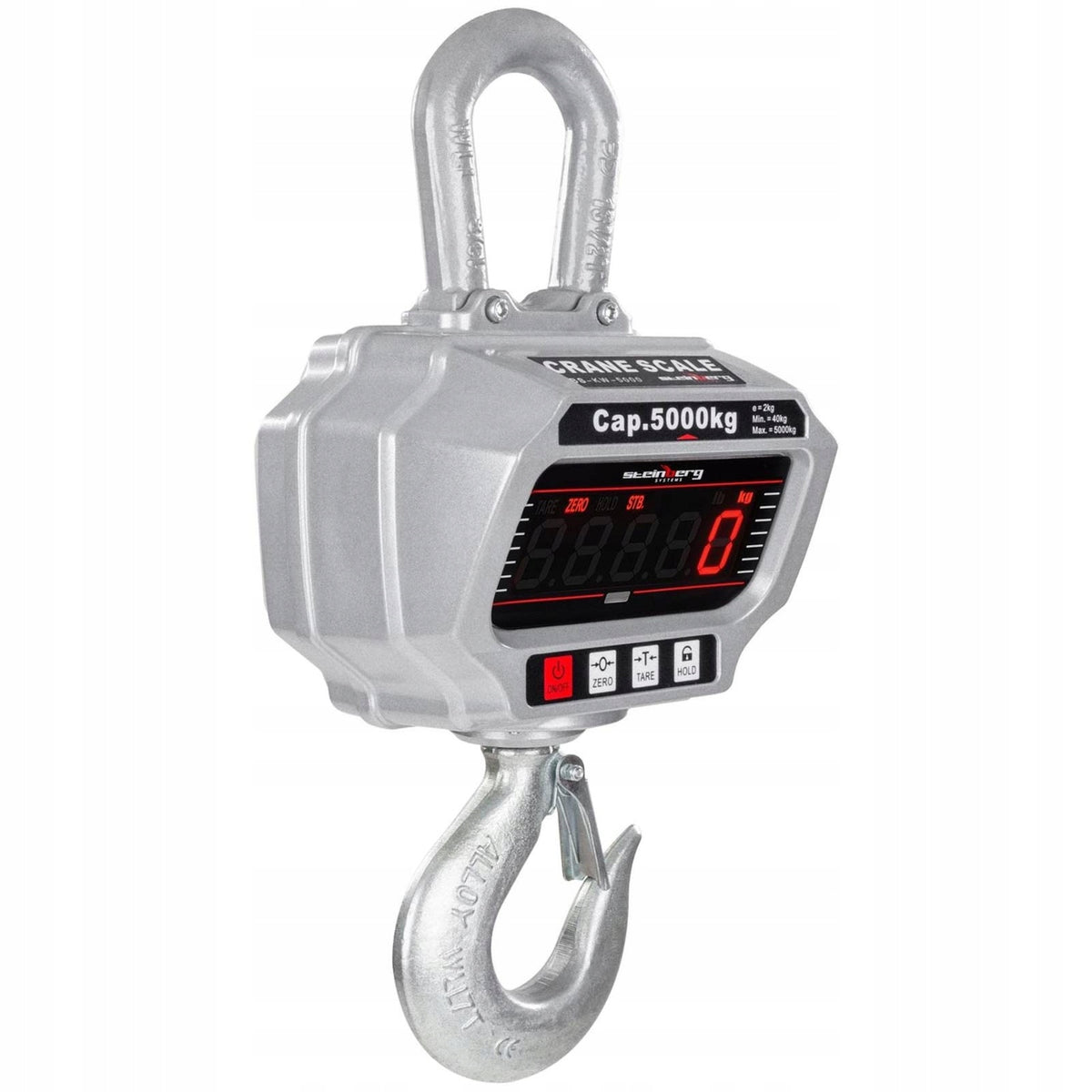 INDUSTRIAL HOOK SCALE 5000/2 kg CRANE 5 TONS