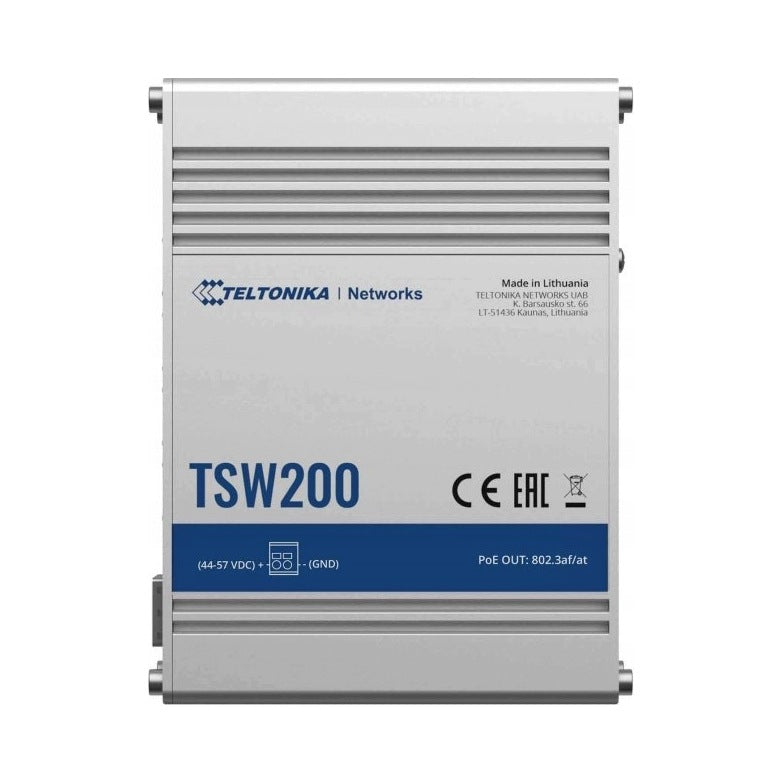 INDUSTRIAL POE SWITCH TSW200 8-PORT SFP Teltonika