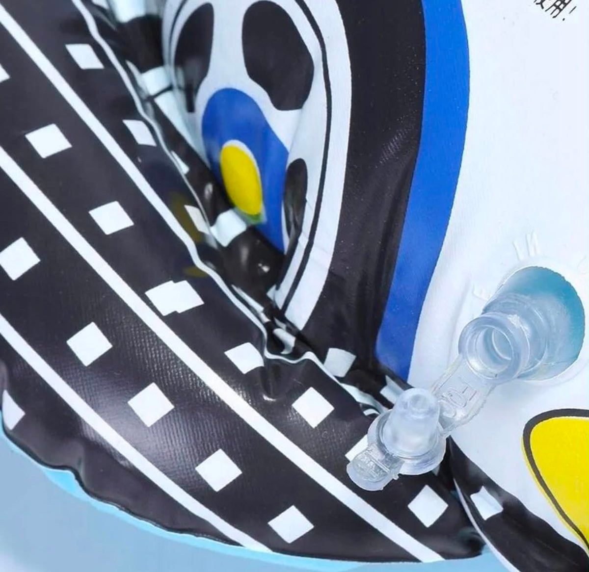 INFLATABLE WHEEL FOR SWIMMING PONTOON HORN CAR FOR CHILDREN WATER RIDER Packaging status original