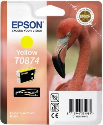 INK ORIGINAL EPSON T0874 YELLOW R1900 Manufacturer Epson