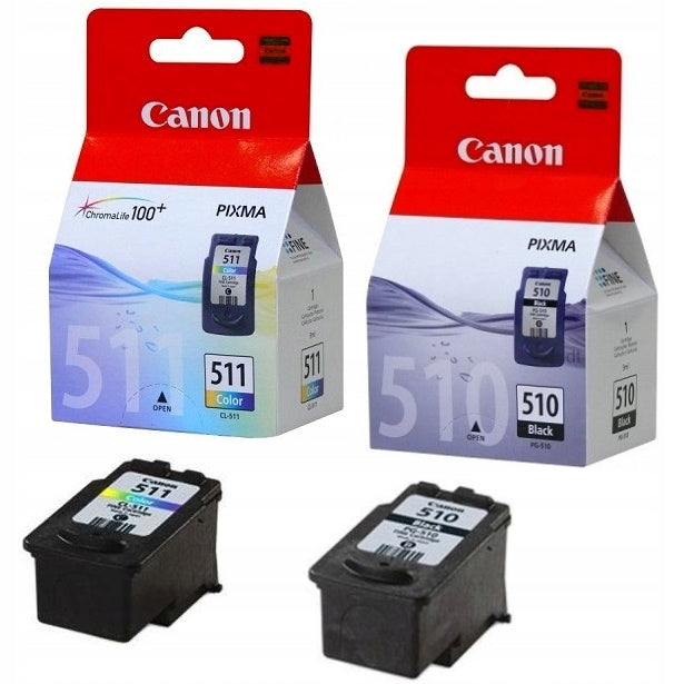 INK PG-510 AND CL-511 CANON PIXMA MP492 MP272 MP252