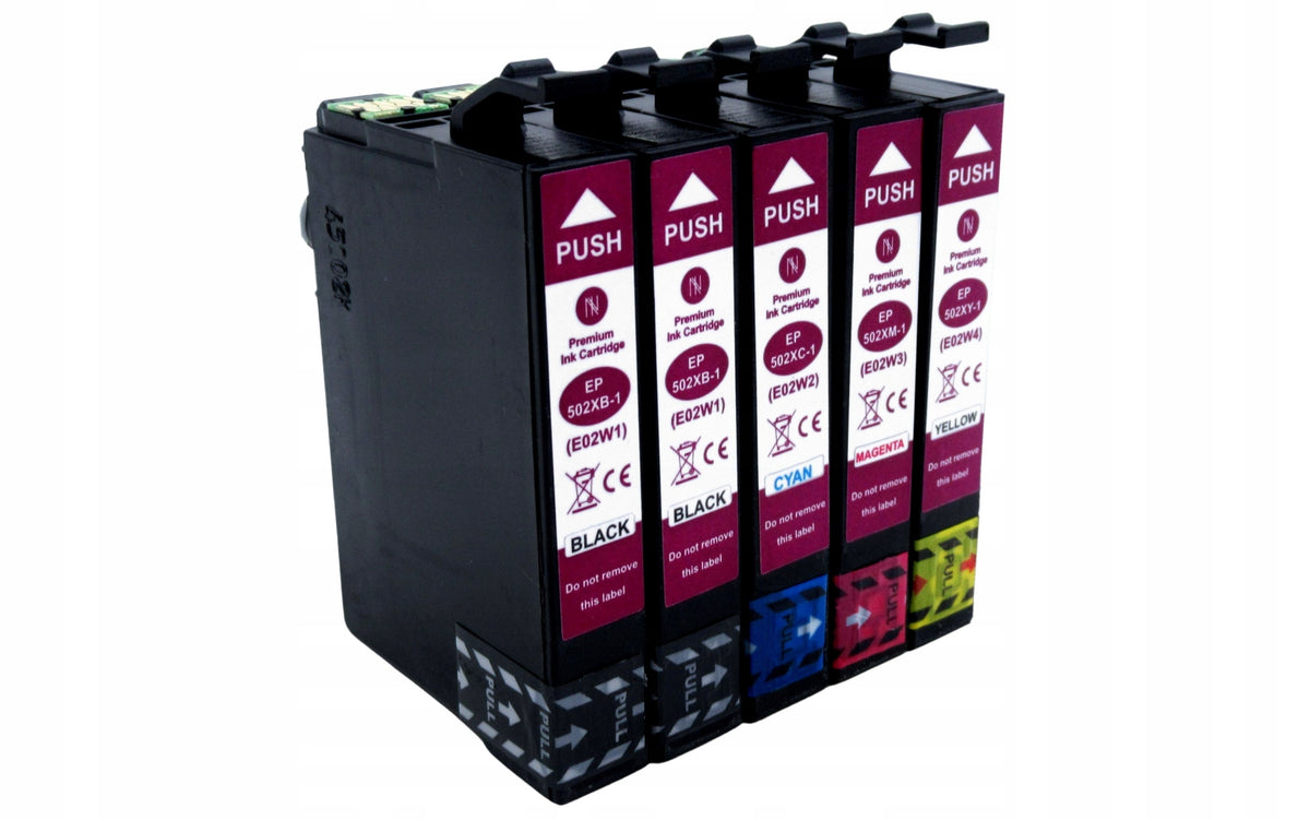 INKS 502XL EPSON HOME XP-5100 XP-5105 WF-2860DWF Manufacturer code EP-502BOX-5