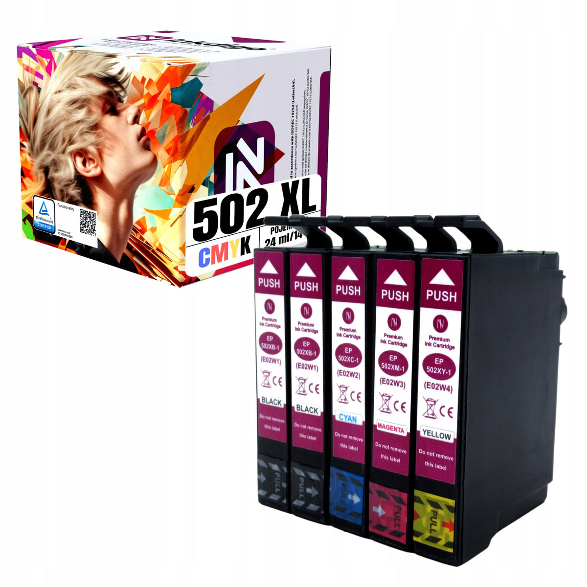 INKS 502XL EPSON HOME XP-5100 XP-5105 WF-2860DWF