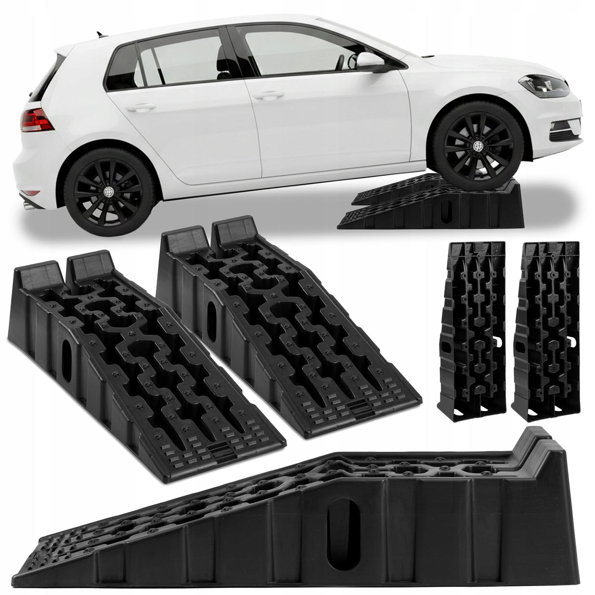 INRUN RAMPS CAR INRUNS WORKSHOP RAMP DRIVEWAY 5 TONS 2 PCS