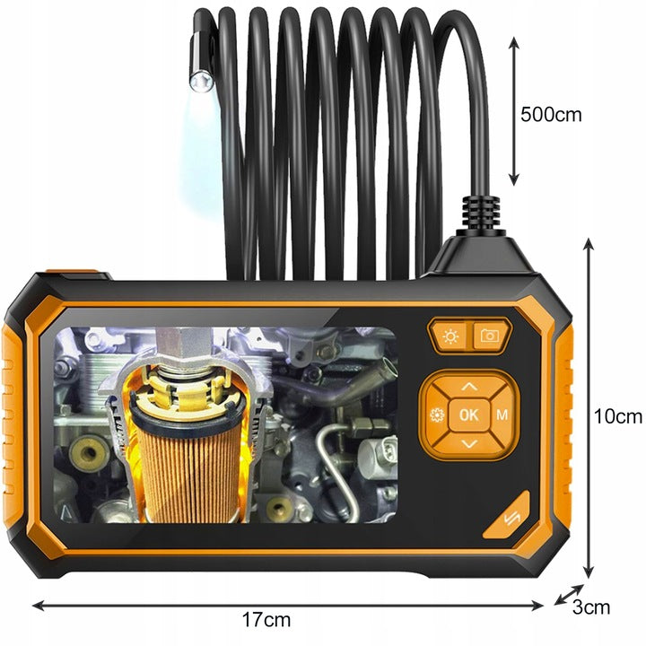 INSPECTION CAMERA ENDOSKOP 4.3" FULL HD 8mm 5m Manufacturer code 14-404#