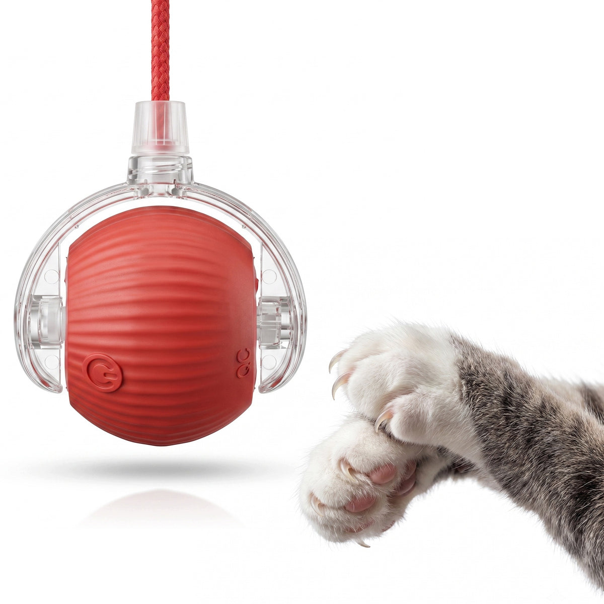 INTERACTIVE JUMPING ESCAPING CAT DOG BALL SMART MOVING TOY