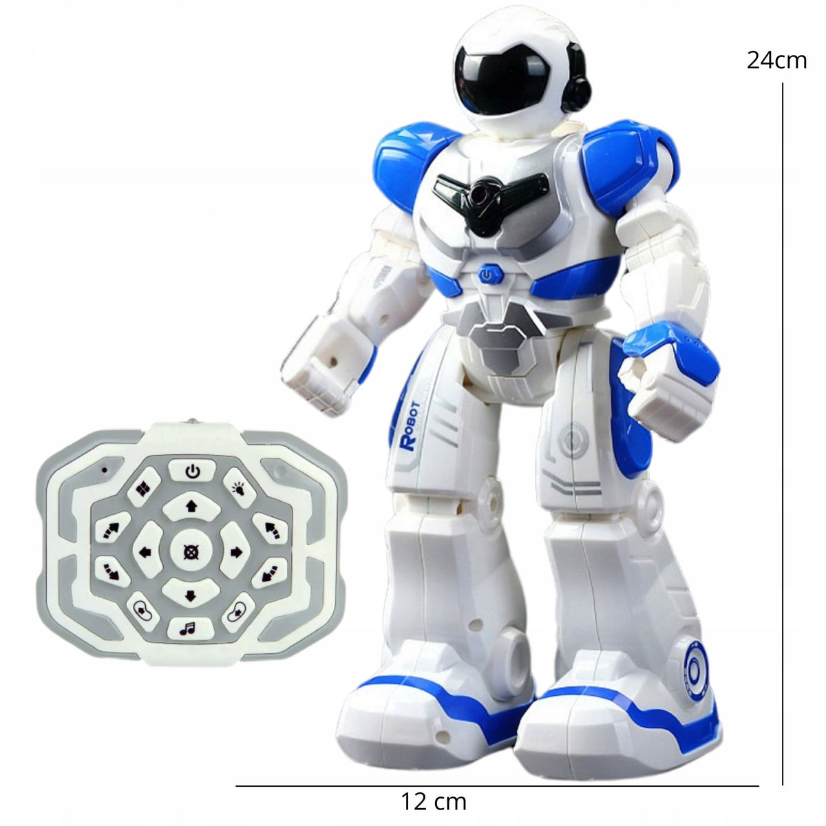 INTERACTIVE REMOTE CONTROLLED ROBOT PROGRAMMABLE ON REMOTE CONTROL DANCES 3 YEARS+ Packaging status original