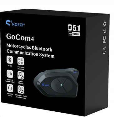 INTERCOM MOTORCYCLE CONFERENCE NOECI GOCOM4 BT 5.1 PL Polish LEKTOR Packaging status original