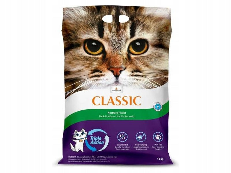 INTERSAND CATLITTER EXTREME CLASSIC BABY POWDER 14KG Packaging status original