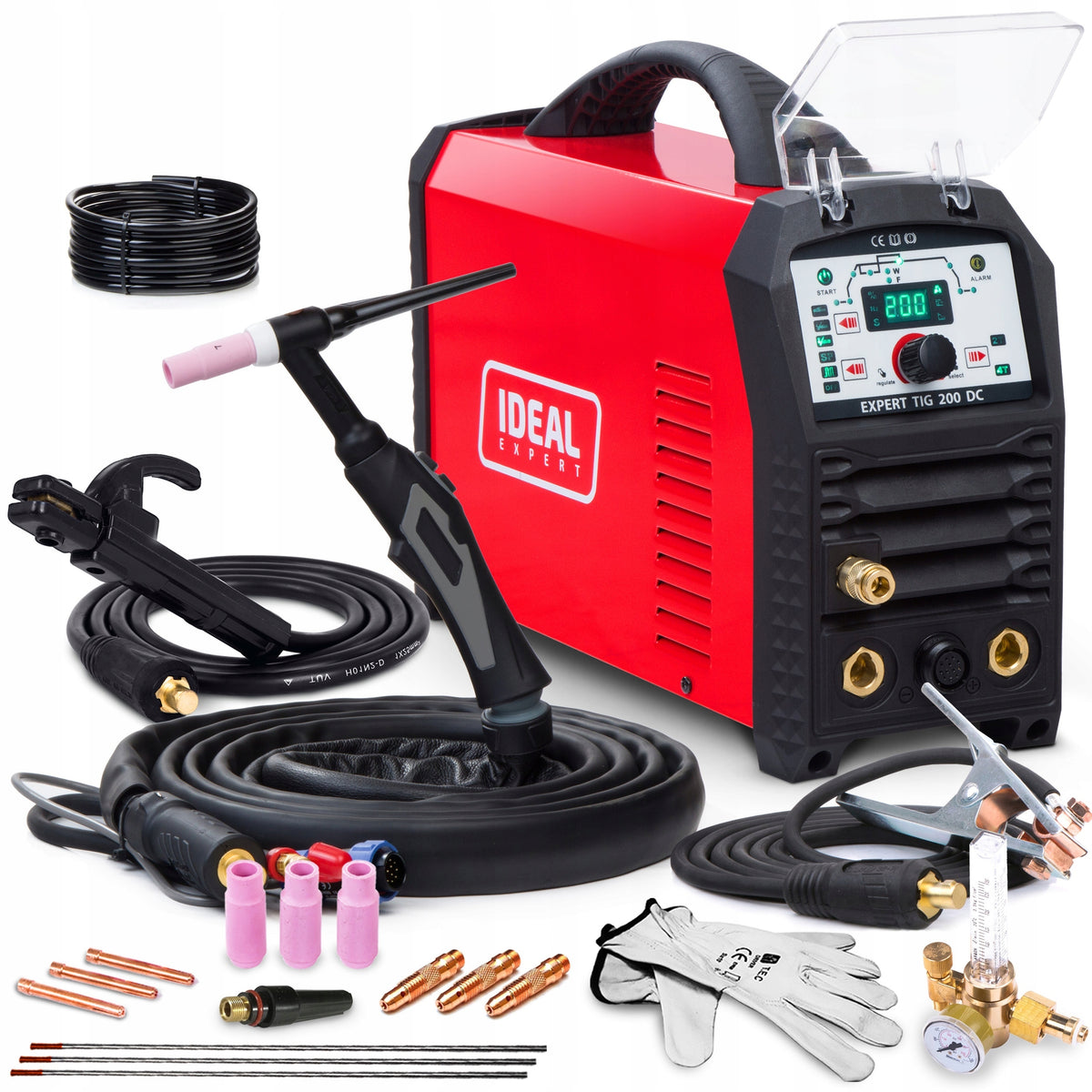 INVERTER WELDING MACHINE INVERTER IDEAL EXPERT TIG 200 DC MMA PULSE 230V 200A HF