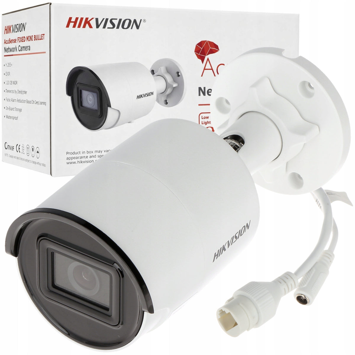 IP Camera 4Mpx PoE Hikvision DS-2CD2086G2-I AcuSense DarkFighter Detection