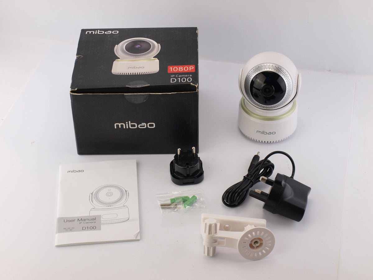 IP Camera Mibao D100 1080P WiFi microSD Manufacturer code D100-UK
