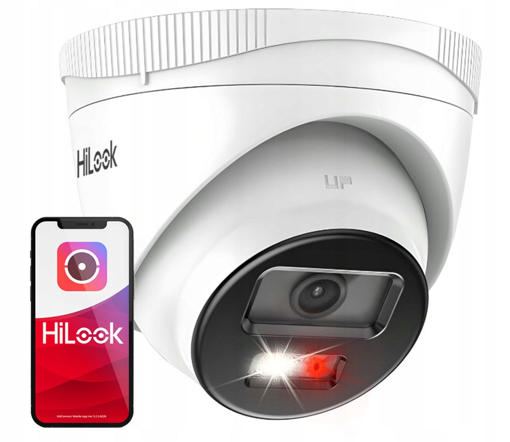 IP Monitoring Kit 6 Cameras 6Mpx HiLook IPCAM-T6-30DL Application Detection Packaging status original