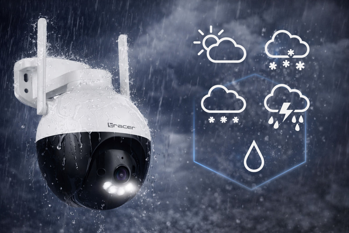 IP WIFI CAMERA OUTDOOR ROTATING FULL HD ZOOM 4X DETECTION 4MPX TUYA MOVEMENT Packaging status original