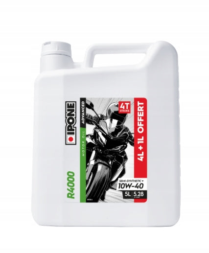 IPONE R4000 10W40 ENGINE OIL SEMISYNTHETIC PLUS 5L ESTER, MA2 5L