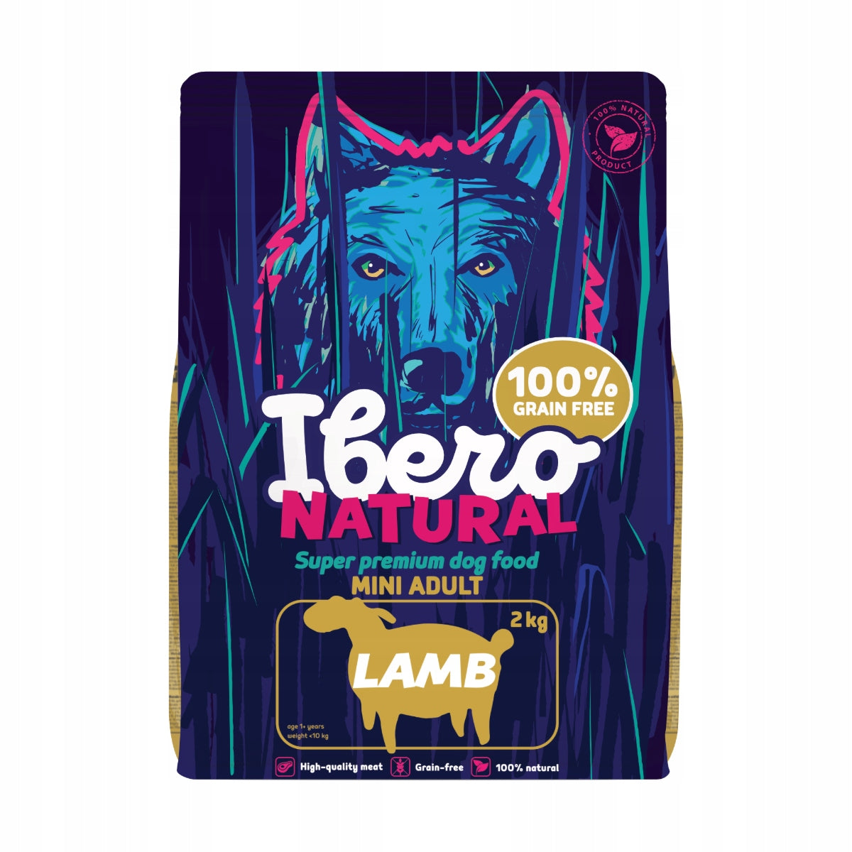 Ibero Grain Free Adult Mini Lamb 2kg