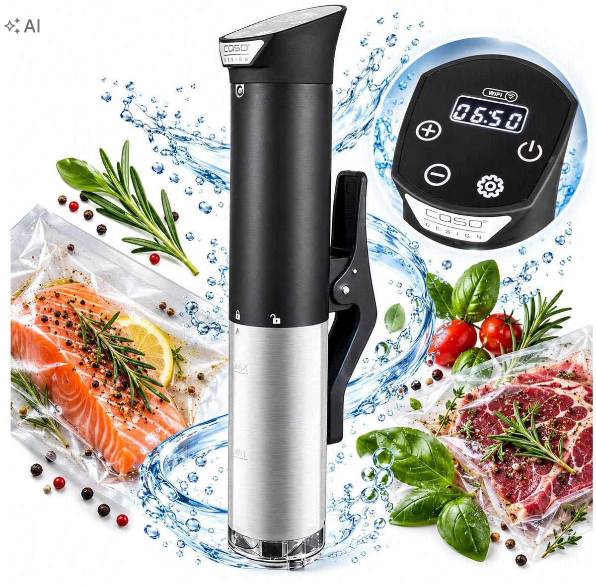 Immersion Circulator Caso SV 1200 Smart 1200 W SOUS VIDE