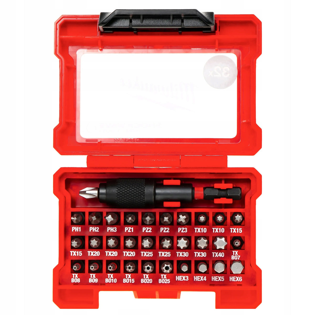 Impact bit set Milwaukee Shockwave 32 pcs.