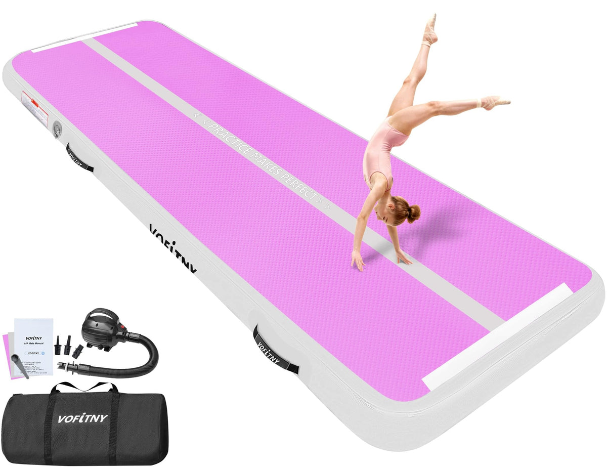 Inflatable Gymnastic Mat 4 x 1 x 0.2m For Exercise Tumbling Mat