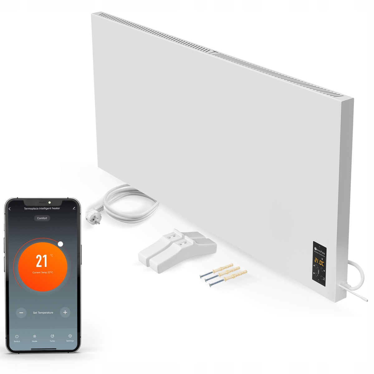 Infrared Electric Heater 400W Energy Efficient Panel For WIFI Tuya
