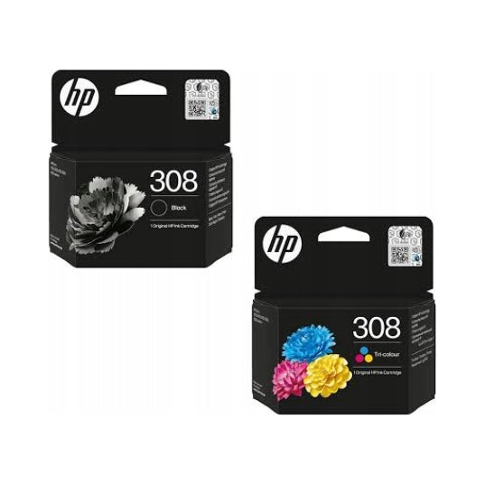 Ink HP 308 Black 7FP21UE + Ink HP 308 Colour 7FP20UE