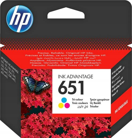 Ink HP 651 Coloured C2P11AE Packaging status original