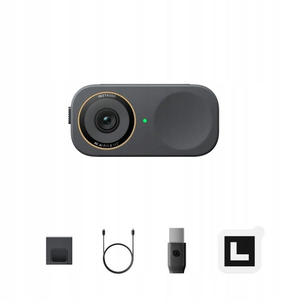 Insta360 Link 2C Pro Graphite Black | flagship 4K AI webcam Packaging status original