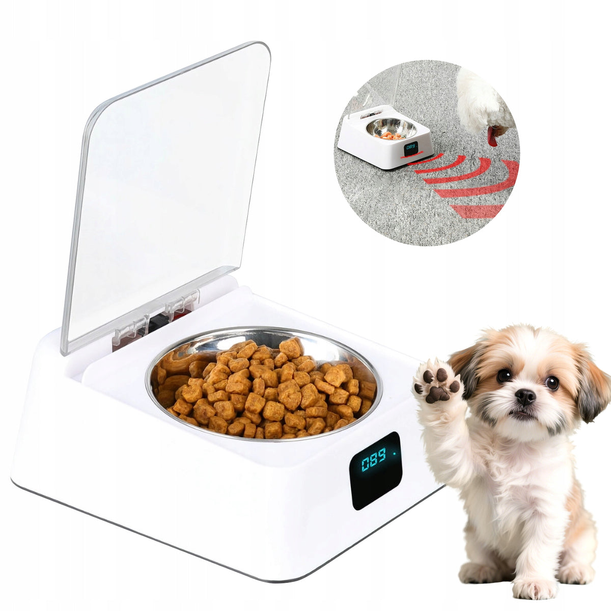 Intelligent Automatic Pet Food Bowl -Infrared Sensor Manufacturer code PS-4182-01
