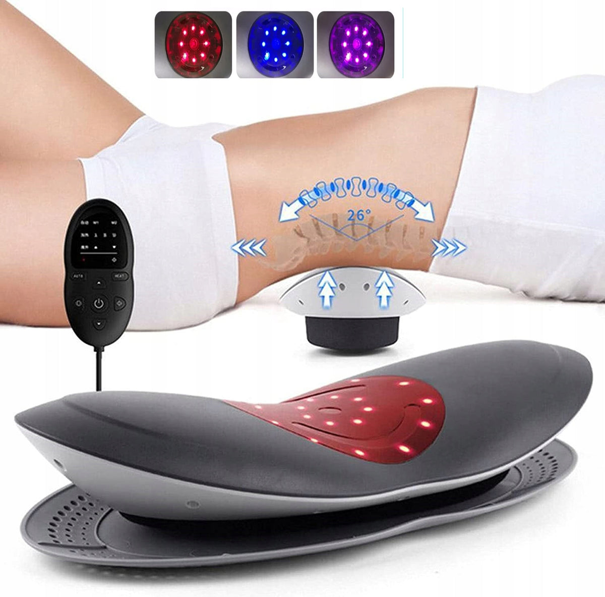 Intelligent SPINE MASSAGER LUMBAGO TENS FALA discopathy root RWA