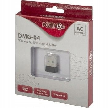 Inter-Tech Wi-Fi 5 USB Nano Adapter DMG-04 Stick 650Mbps