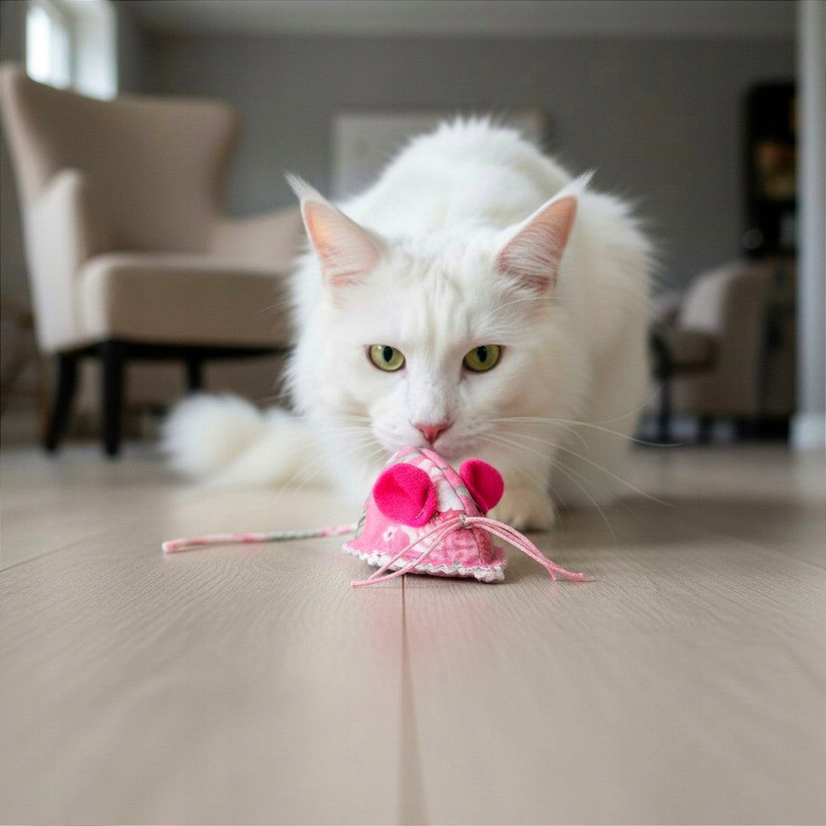 Interactive Cat Toy with Bell MICKEY MOUSE DING DONG