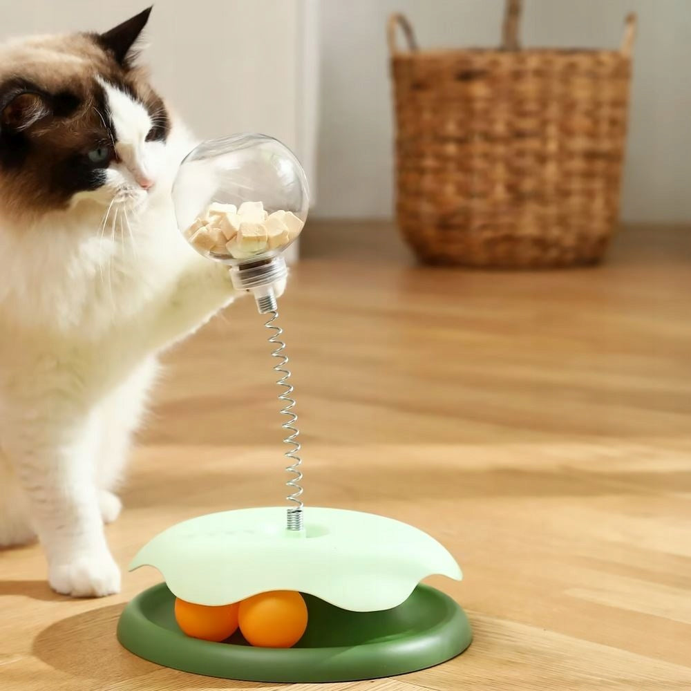 Interactive Cat Toy with Treat Dispenser