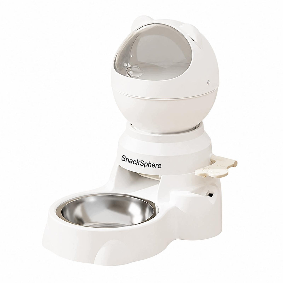 Interactive Pet Feeding Bowl With | space efficient White Alien Pop-it