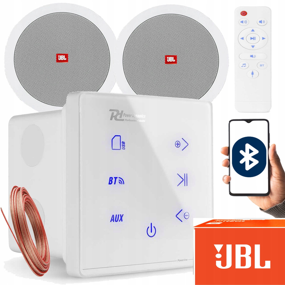JBL CEILING SPEAKERS FOR HOME LIVING ROOM OFFICE WALL-MOUNTED AMPLIFIER