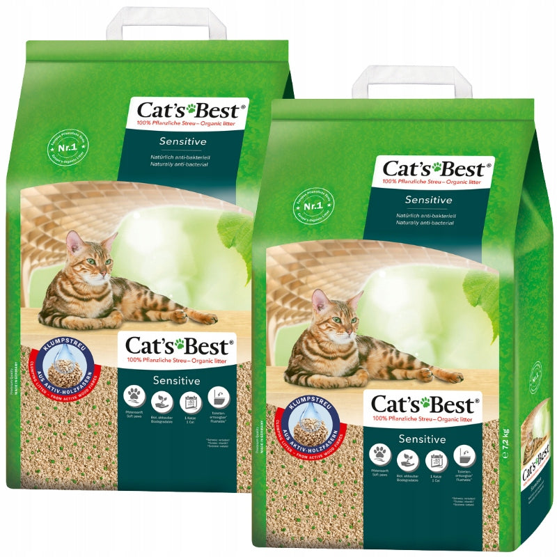 JRS Cat's Best Sensitive Cat Litter 2 x 20L